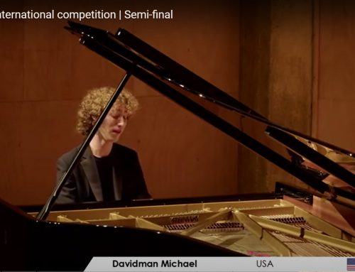 Media Alert: Michael Davidman Wins Third Place in Prestigious Long-Thibaud Piano Competition in Paris