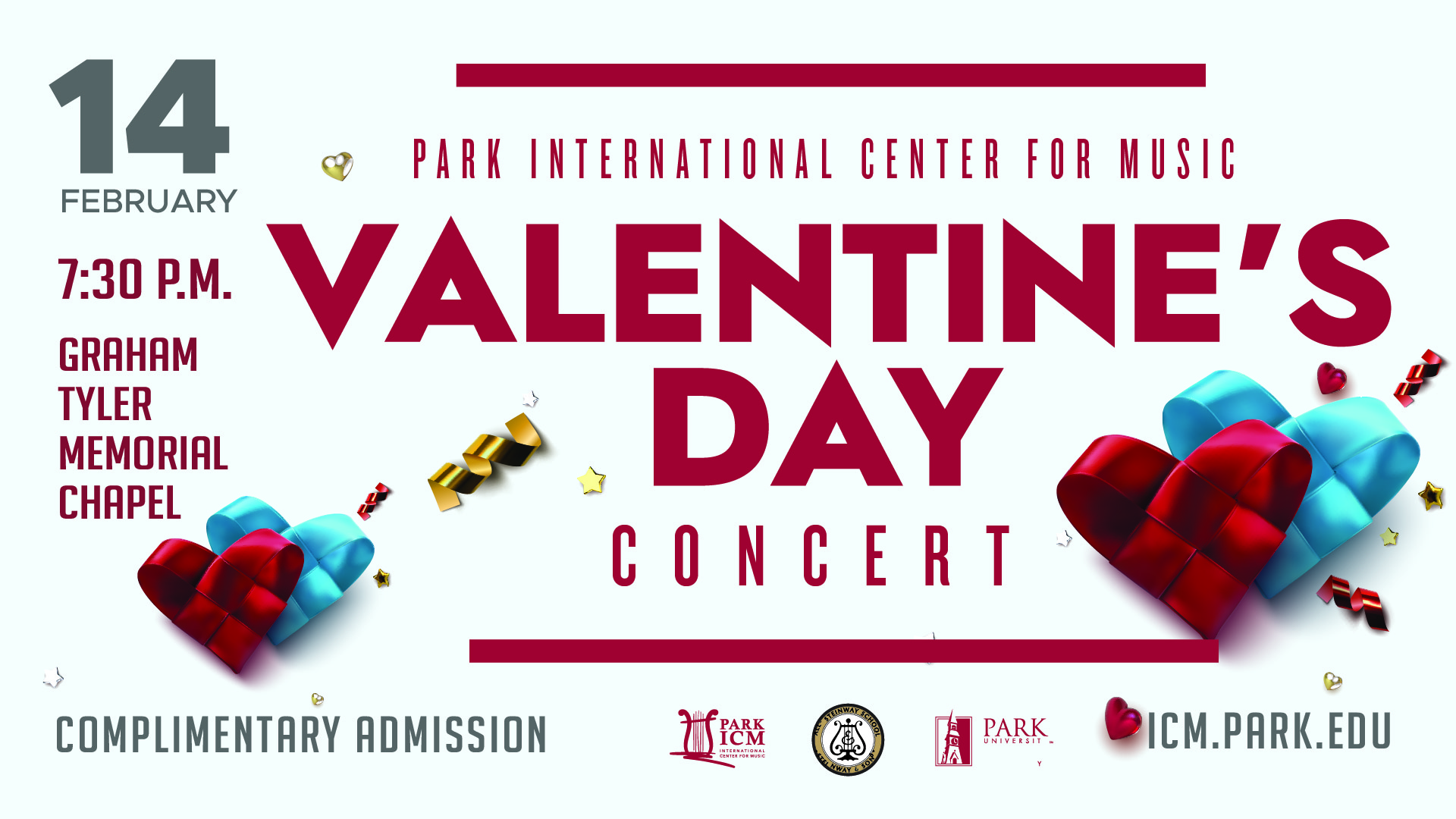 Park ICM Orchestra to Give Free Valentine’s Day Concert! Park ICM